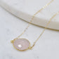 Mrs. Parker Necklace in Rose Quartz