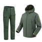 Soft Shell Shark Skin Windproof Waterproof Fleece-lined Camouflage Jacket For Men