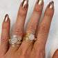Torrey Ring with White Druzy