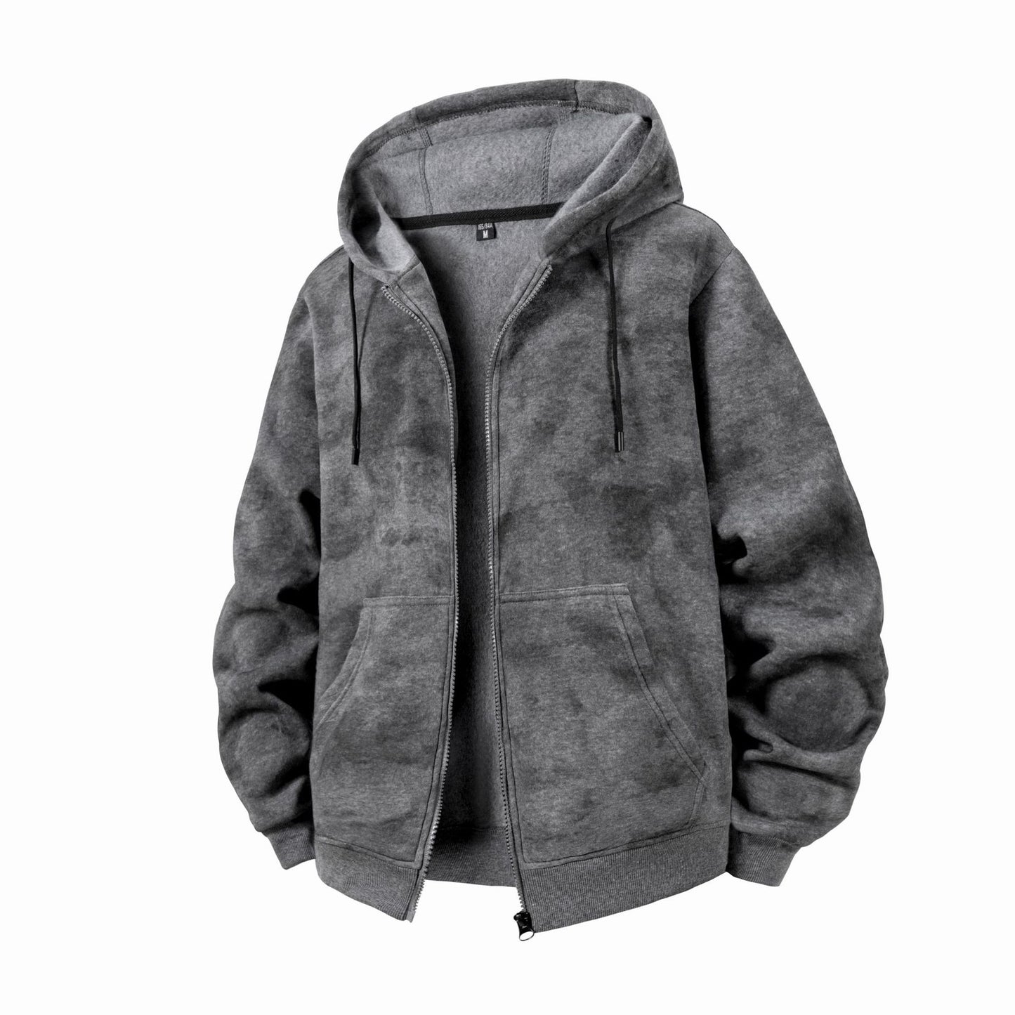 Basic, Versatile Zip-up Casual Hoodieathleisure Hooded Cardigan