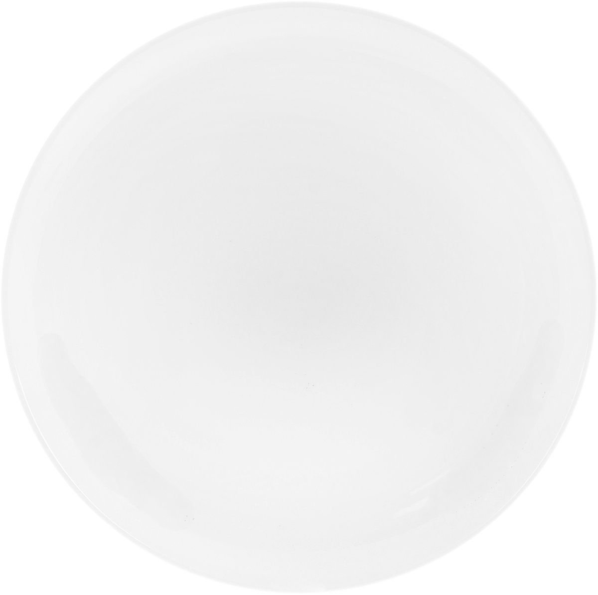 Set Of 6 Professional Rolled Rim White Dinner Plate 10" inch | 25.5 Cm
