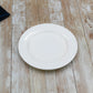 Set Of 6 Professional Rolled Rim White Dessert Plate 8" inch | 20 Cm