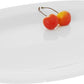 Set Of 3 Professional Rolled Rim White Oval Plate / Platter 12" inch |