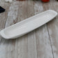 Set Of 6 White Celery Tray / Dish 11" inch | 28 Cm