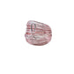 Marcia Rose Gold Wire Wrap Ring with Silver Breast Cancer Ribbon