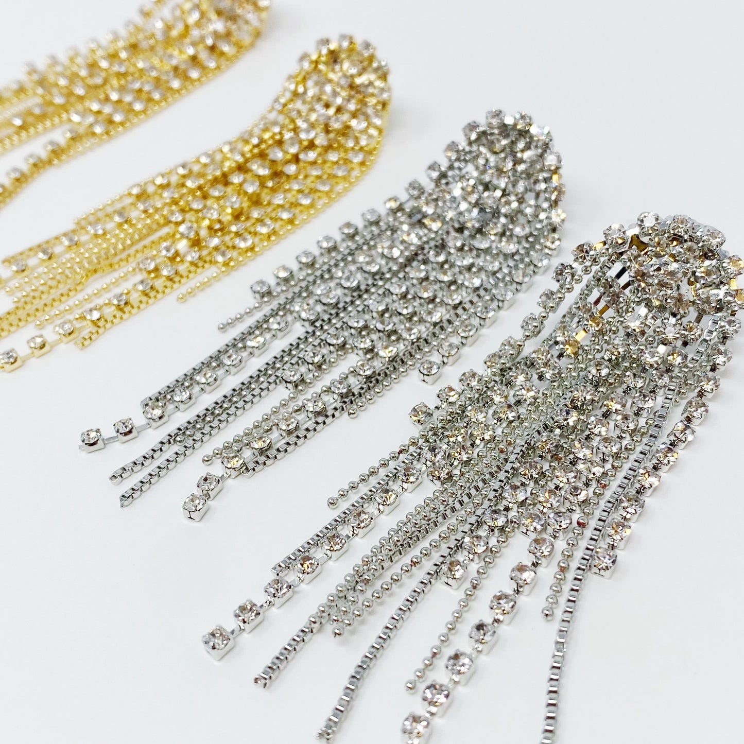 Chain And Shine Fringe Earrings