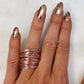Marcia Wire Wrap Ring in Rose Gold