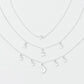 Starred Up Chain Anklet, Set of 3