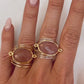 Torrey Ring with Cherry Quartz
