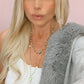 Diana Montecito Necklace in Polished Pyrite with Labradorite Drop