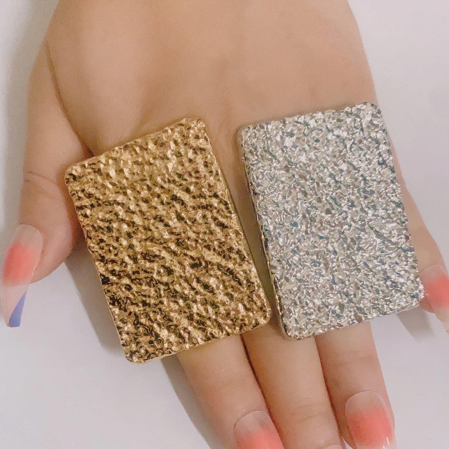 Ringe für Damen, großer, vergoldeter Ring, verschiedene Elemente und Formen, Schmucksets, Accessoires, Geschenk, kostenloser Versand, verstellbare Größe, YLL