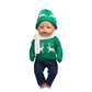 43 cm Baby Neugeborenen Puppenkleidung Wolle Süßer Weihnachtsmann, Baum, Elch Weihnachtskleidung Anzug für amerikanische 18 Zoll Mädchen Puppe Spielzeug Geschenk