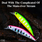 TSURINOYA 80S 12g Sinking Minnow Fishing Lure DW96 8cm Large Trout Pike Rockfish Hard Bait Jerkbait Freshwater Saltwater Wobbler