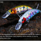 TSURINOYA 80S 12g Sinking Minnow Fishing Lure DW96 8cm Large Trout Pike Rockfish Hard Bait Jerkbait Freshwater Saltwater Wobbler