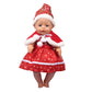 43 cm Baby Neugeborenen Puppenkleidung Wolle Süßer Weihnachtsmann, Baum, Elch Weihnachtskleidung Anzug für amerikanische 18 Zoll Mädchen Puppe Spielzeug Geschenk