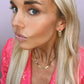 Curb Link Chain Hoop Earrings