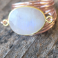 Torrey Ring in Rose Gold with Moonstone
