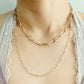 Big & Small Double Chain Link Necklace