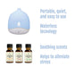 USB & Battery Operated Waterless Aroma Diffuser + Aromatherapy Essential Oils