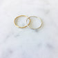 Hammered Knuckle Demi Fine Ring