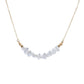 Crystal Bar Necklace - Gold