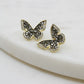 Crystal Butterfly Earrings