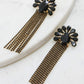 Black Tassel Earrings