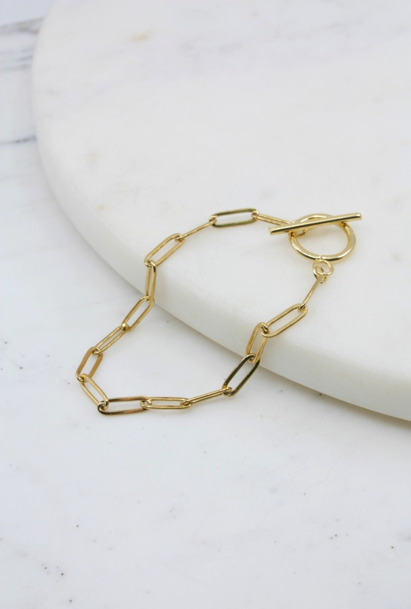 Paperclip Lariat Bracelet