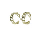 Curb Link Chain Hoop Earrings