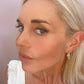 Gold Oval Hoop Earrings