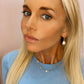 Simple Gold Ibiza Necklace with Small Circles