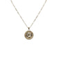 Gold Goddess Coin Pendant Necklace