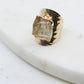 Cocktail Ring with Citrine Stone