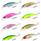 TSURINOYA 80S 12g Sinking Minnow Fishing Lure DW96 8cm Large Trout Pike Rockfish Hard Bait Jerkbait Freshwater Saltwater Wobbler