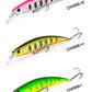 TSURINOYA 80S 12g Sinking Minnow Fishing Lure DW96 8cm Large Trout Pike Rockfish Hard Bait Jerkbait Freshwater Saltwater Wobbler