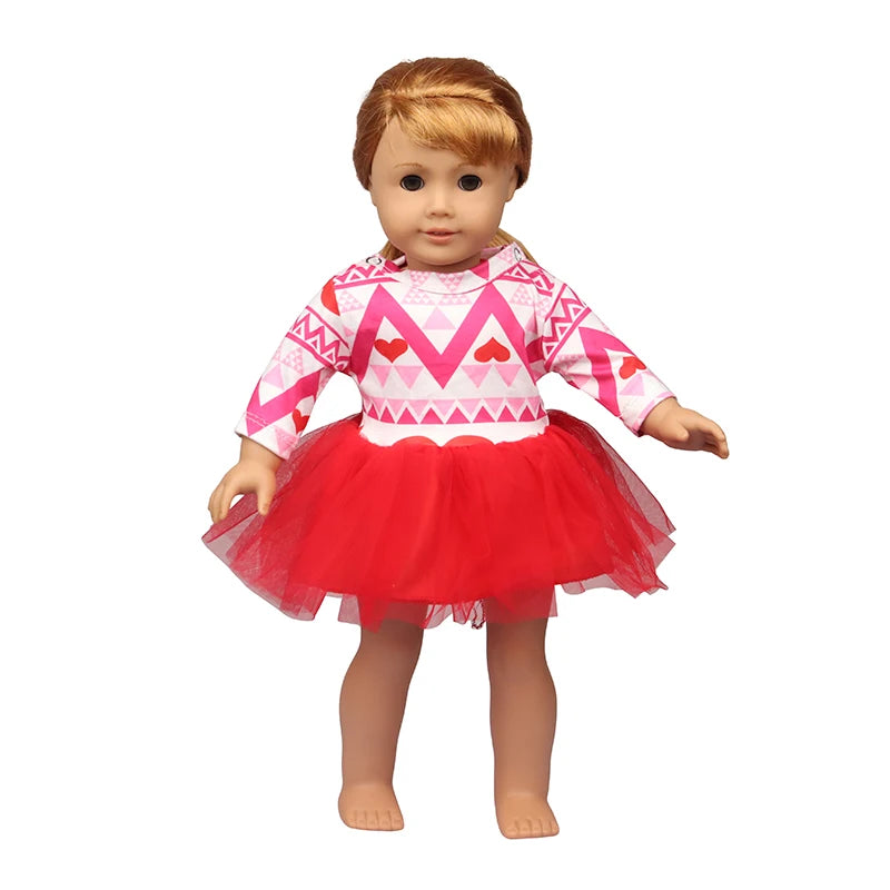 43 cm Baby Neugeborenen Puppenkleidung Wolle Süßer Weihnachtsmann, Baum, Elch Weihnachtskleidung Anzug für amerikanische 18 Zoll Mädchen Puppe Spielzeug Geschenk