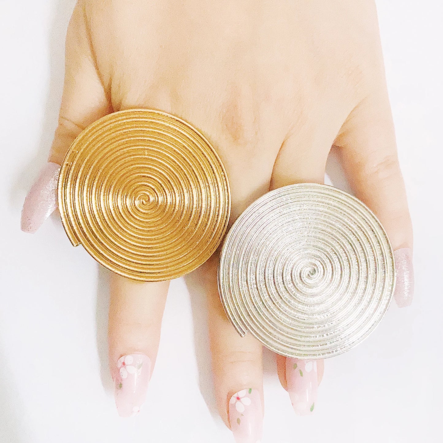 Ringe für Damen, großer, vergoldeter Ring, verschiedene Elemente und Formen, Schmucksets, Accessoires, Geschenk, kostenloser Versand, verstellbare Größe, YLL