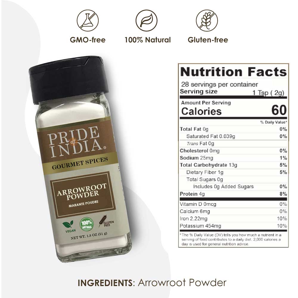 Gourmet Arrowroot Ground Powder