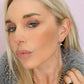 Large Featherweight Hoop Earring in Gold with Gold Wrap