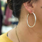 The Best Of Hoops Earrings, Matte Silver