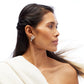 SNAKE EARRINGS, GOLD OR SILVER SAPPHIRE - BEATRIX OST COLLABORATION