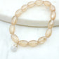 Iced Gold Bracelet with Moonstone in Gold