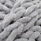 INFINITE CHUNKY KNIT BLANKET | MINKY | CUDDLE - MIST