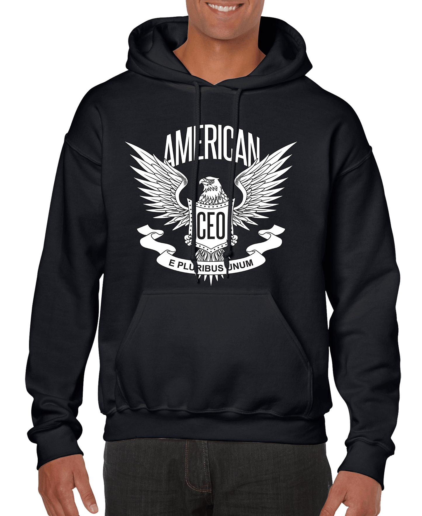 American CEO Patriotic Eagle Men’s Hoodie