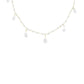 Balmy Nights Moonstone Teardrop Necklace in Gold