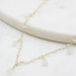 Balmy Nights Moonstone Teardrop Necklace in Gold