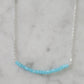 Michelle Bar Necklace in Chalcedony