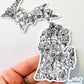 Set of 3 Stickers/Decals