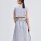 Back Cut Out Linen Dress