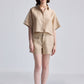 Boxy Shirt with Lace
